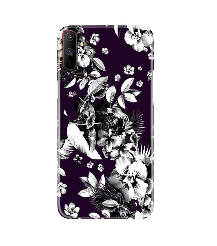 white flowers Case for Realme C3