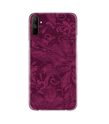 Purple Backround Mobile Back Case for Realme C3 (Design - 22)