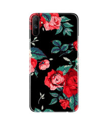 Red Rose2 Mobile Back Case for Realme C3 (Design - 81)