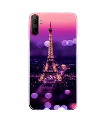 Eiffel Tower Mobile Back Case for Realme C3 (Design - 86)
