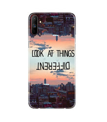 Look at things different Mobile Back Case for Realme C3 (Design - 99)