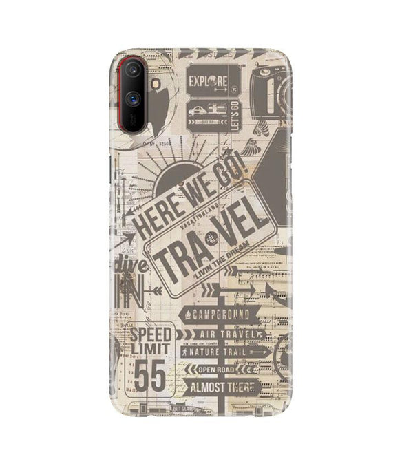Travel Case for Realme C3  (Design - 104)