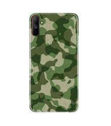 Army Camouflage Mobile Back Case for Realme C3  (Design - 106)