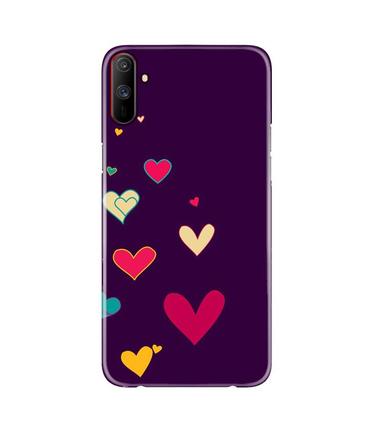 Purple Background Case for Realme C3  (Design - 107)