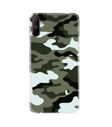 Army Camouflage Mobile Back Case for Realme C3  (Design - 108)