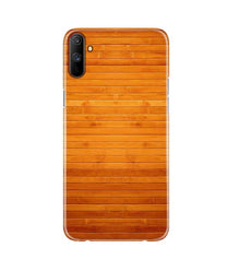 Wooden Look Mobile Back Case for Realme C3  (Design - 111)