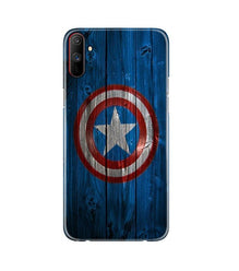 Captain America Superhero Mobile Back Case for Realme C3  (Design - 118)