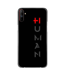 Human Mobile Back Case for Realme C3  (Design - 141)