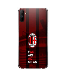 AC Milan Mobile Back Case for Realme C3  (Design - 155)