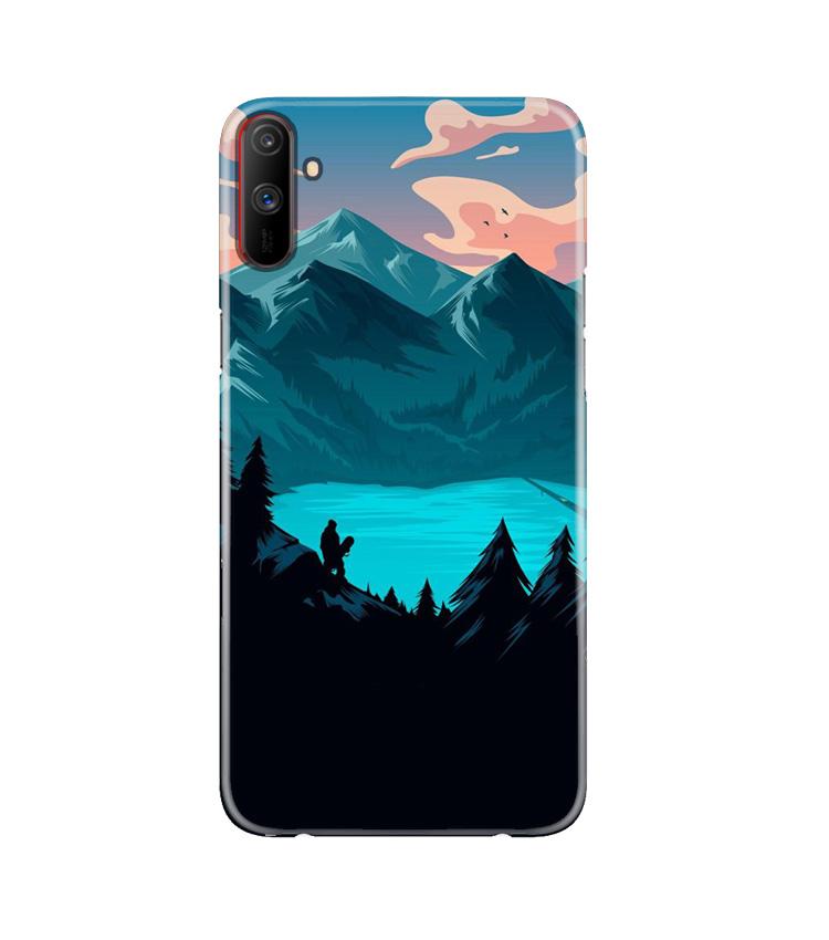 Mountains Case for Realme C3 (Design - 186)