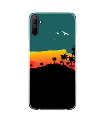 Sky Trees Mobile Back Case for Realme C3 (Design - 191)