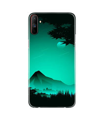 Moon Mountain Mobile Back Case for Realme C3 (Design - 204)