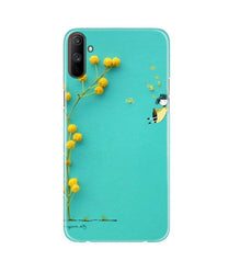 Flowers Girl Mobile Back Case for Realme C3 (Design - 216)