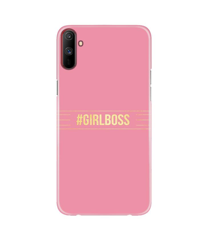 Girl Boss Pink Case for Realme C3 (Design No. 263)