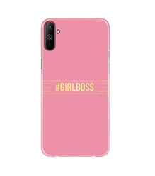 Girl Boss Pink Mobile Back Case for Realme C3 (Design - 263)