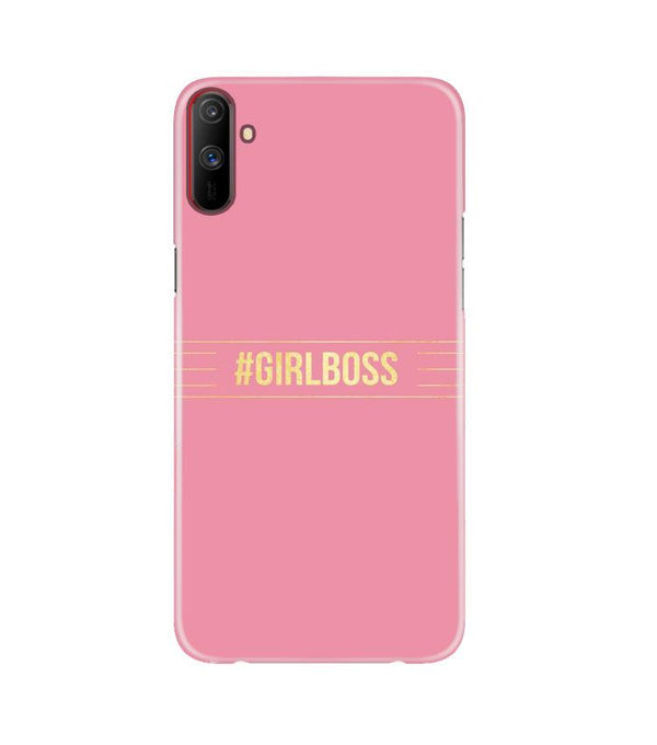 Girl Boss Pink Case for Realme C3 (Design No. 263)
