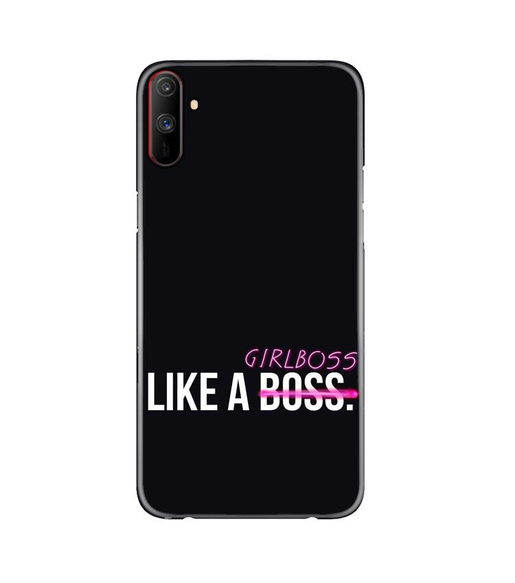 Like a Girl Boss Case for Realme C3 (Design No. 265)