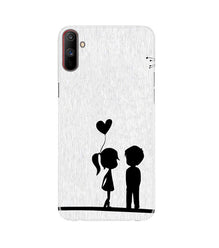 Cute Kid Couple Mobile Back Case for Realme C3 (Design - 283)