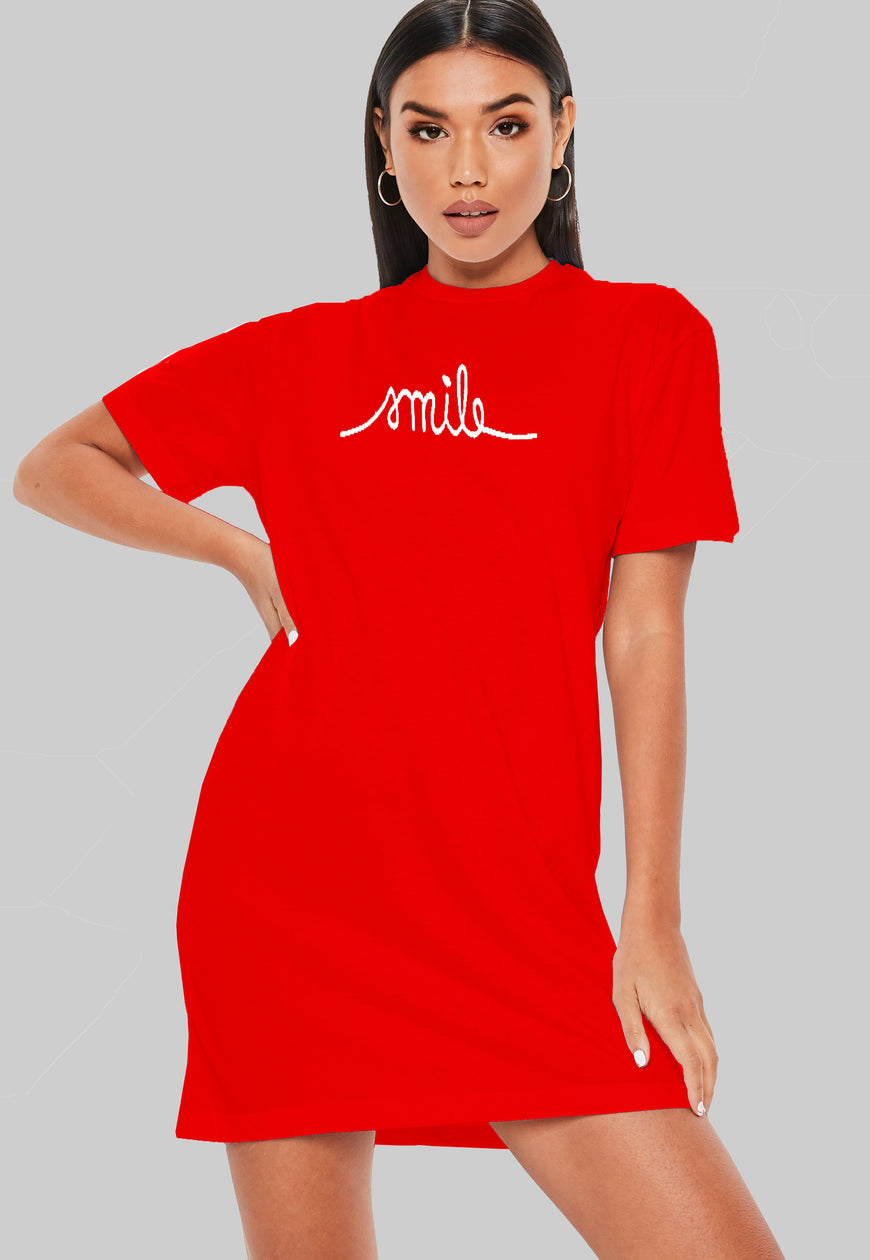 Smile T-Shirt Dress