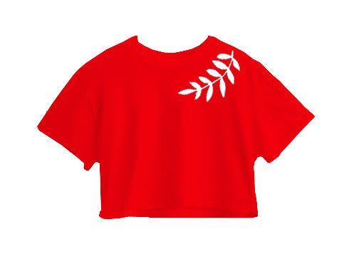 Leaves Crop Top
