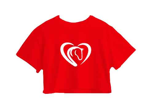 HOURSE HART CROP TOP