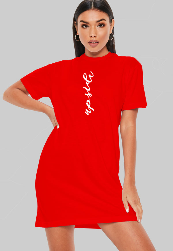 Upside T-Shirt Dress