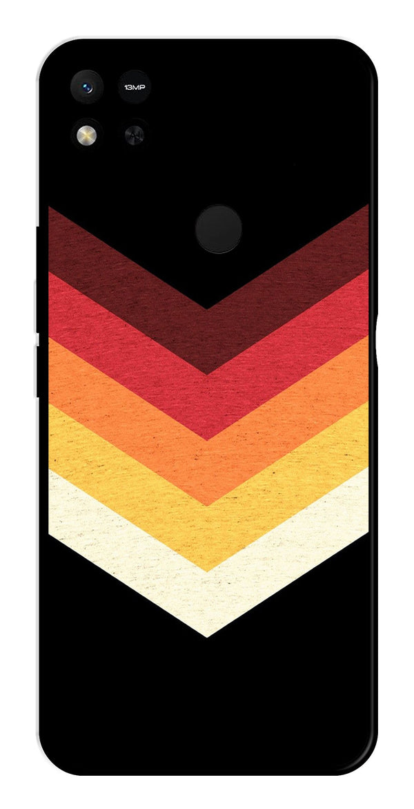MultiColor Arrow Metal Mobile Case for Redmi 9C   (Design No -04)