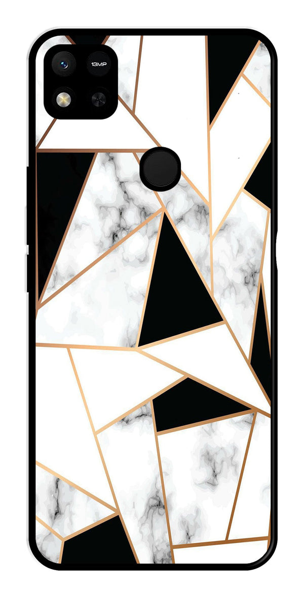 Marble Design2 Metal Mobile Case for Redmi 10a   (Design No -08)