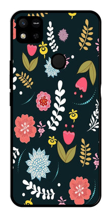 Floral Pattern2 Metal Mobile Case for Redmi 10a