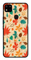 Leafs Design Metal Mobile Case for Redmi 10a   (Design No -14)