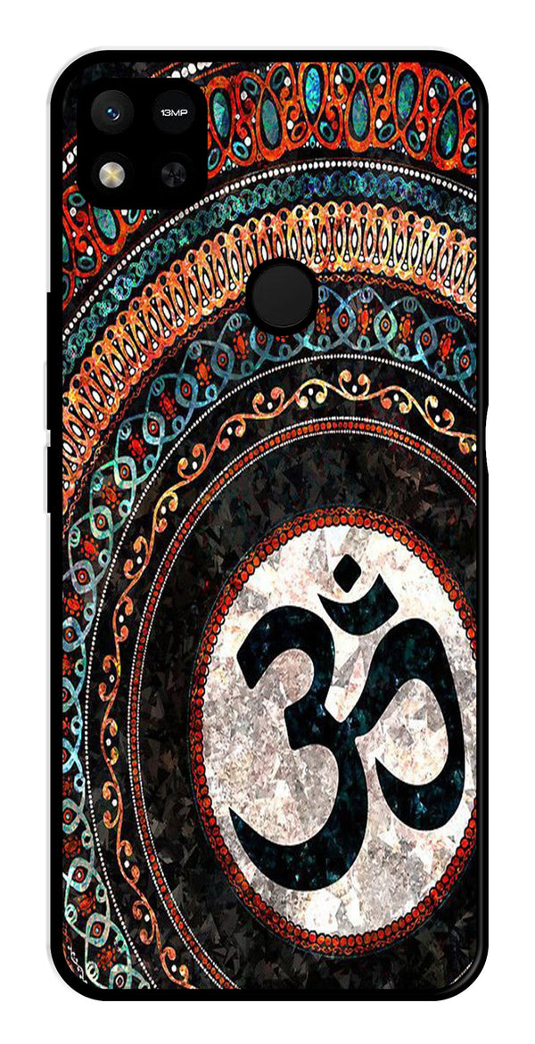 Oum Design Metal Mobile Case for Redmi 10a   (Design No -15)