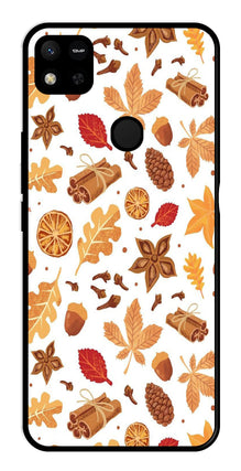 Autumn Leaf Metal Mobile Case for Redmi 9C