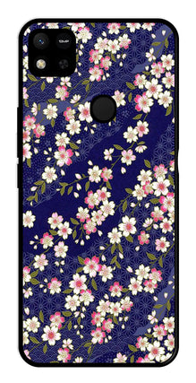 Flower Design Metal Mobile Case for Redmi 9C
