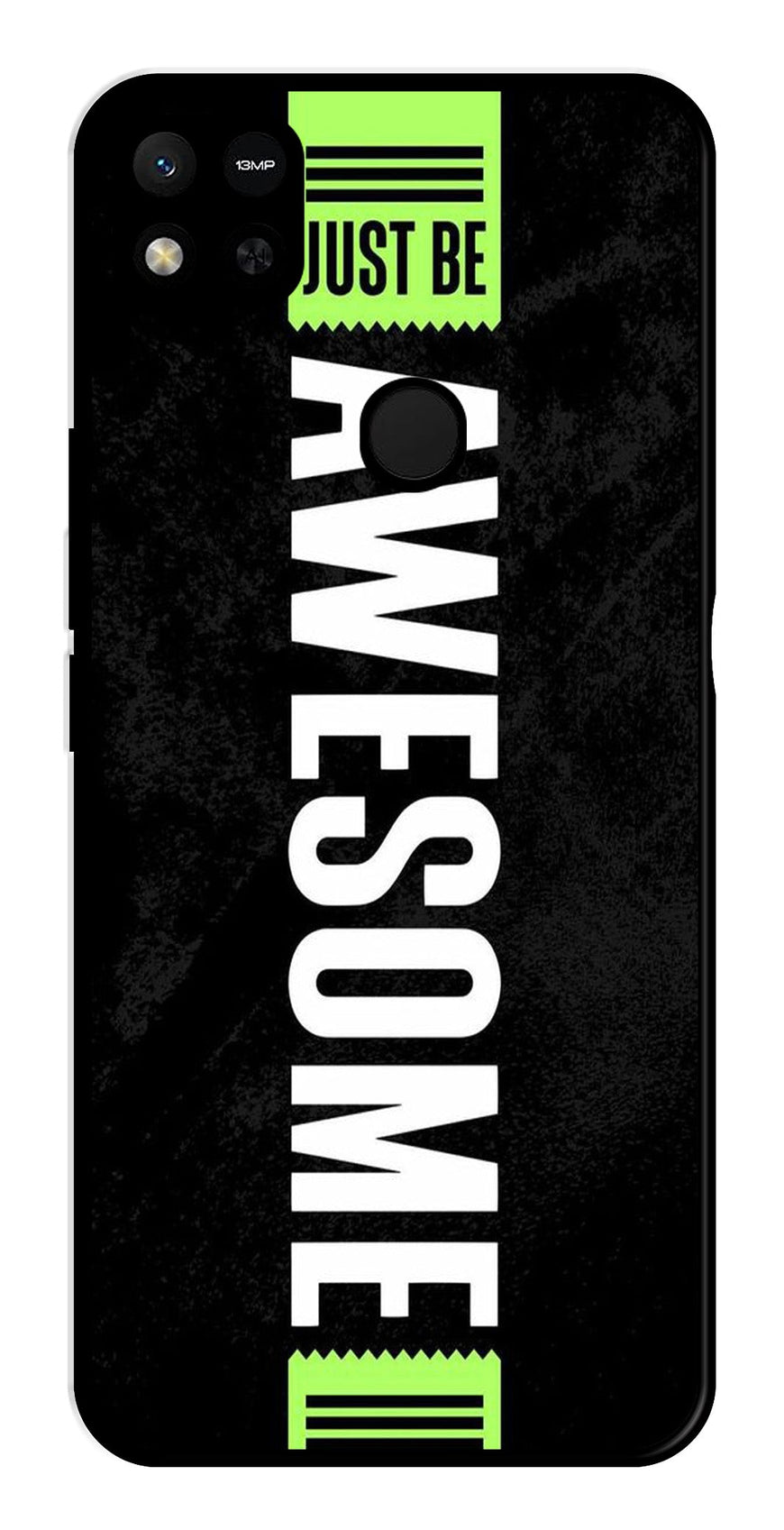 Awesome Metal Mobile Case for Redmi 9C   (Design No -33)