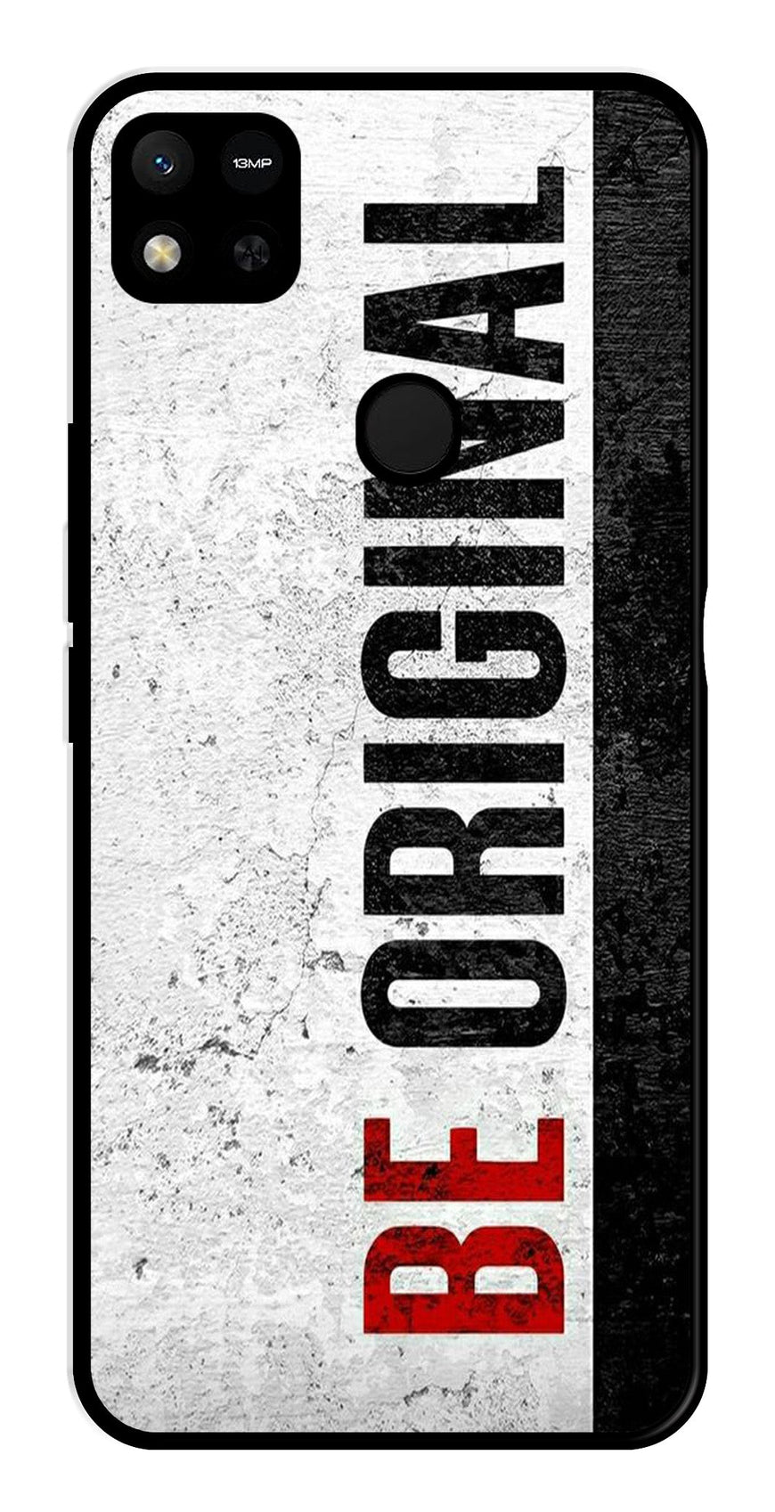 Be Original Metal Mobile Case for Redmi 9C   (Design No -38)