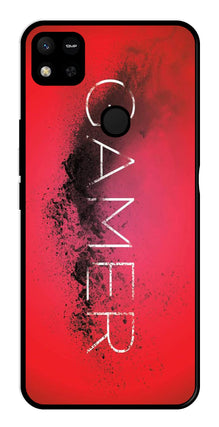 Gamer Pattern Metal Mobile Case for Redmi 10a