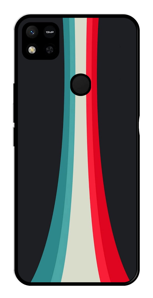 Modern Art Colorful Metal Mobile Case for Redmi 9C   (Design No -48)