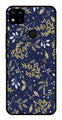 Floral Pattern  Metal Mobile Case for Redmi 10a   (Design No -52)
