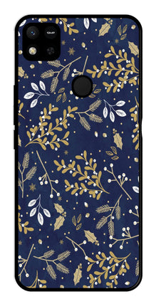 Floral Pattern  Metal Mobile Case for Redmi 10a