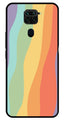 Muted Rainbow Metal Mobile Case for Redmi 10X   (Design No -02)