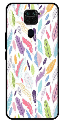 Colorful Feathers Metal Mobile Case for Redmi Note 9