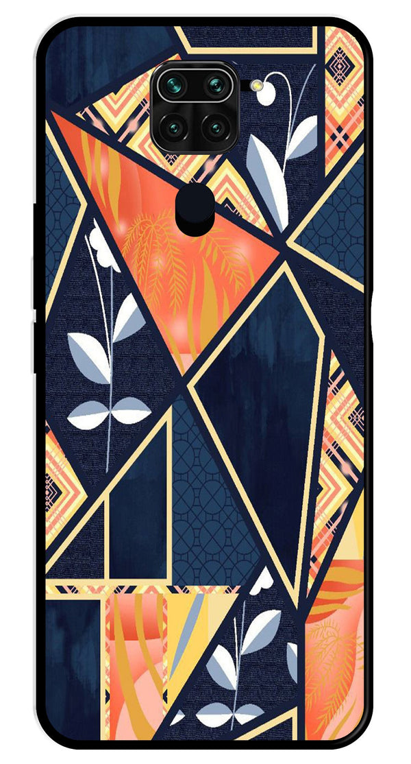 Marble Design Metal Mobile Case for Redmi 10X   (Design No -07)