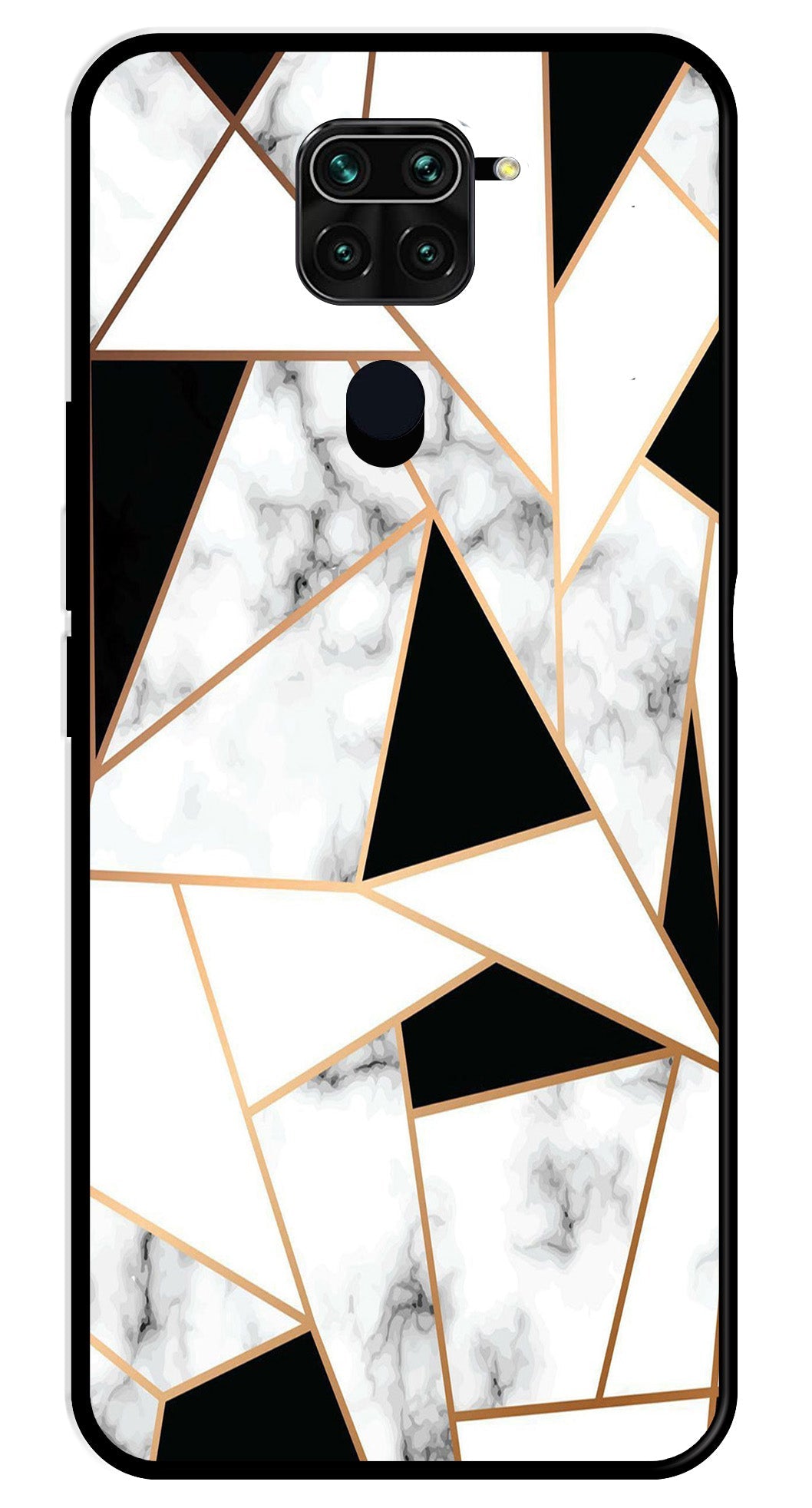 Marble Design2 Metal Mobile Case for Redmi Note 9   (Design No -08)
