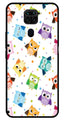 Owls Pattern Metal Mobile Case for Redmi 10X   (Design No -20)