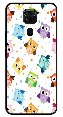 Owls Pattern Metal Mobile Case for Redmi 10X