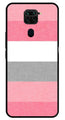 Pink Pattern Metal Mobile Case for Redmi 10X   (Design No -23)
