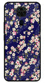 Flower Design Metal Mobile Case for Redmi 10X   (Design No -25)