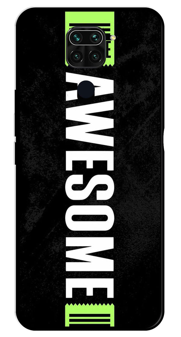 Awesome Metal Mobile Case for Redmi Note 9   (Design No -33)