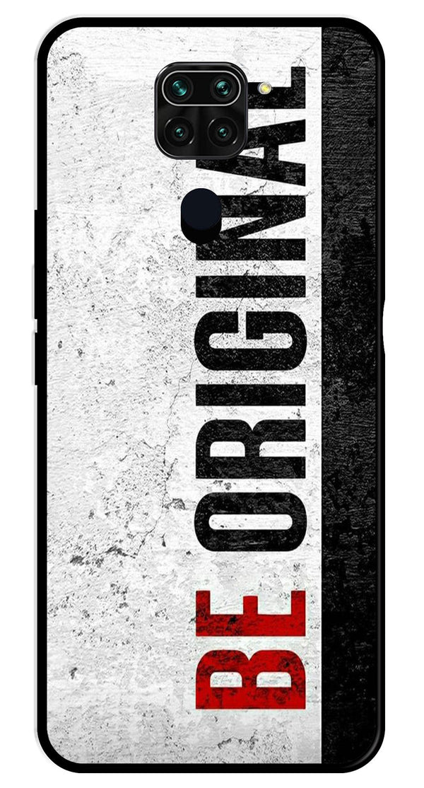 Be Original Metal Mobile Case for Redmi Note 9   (Design No -38)