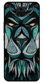 Lion Pattern Metal Mobile Case for Redmi 10X   (Design No -40)